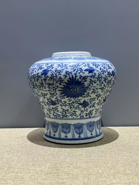 古玩陶瓷天字罐真品鑒賞圖