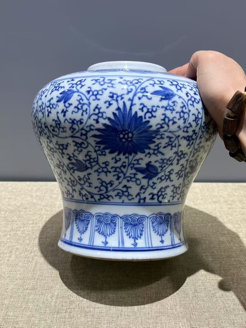 古玩陶瓷天字罐真品鑒賞圖