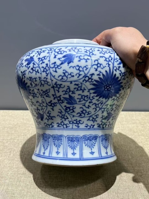 古玩陶瓷天字罐真品鑒賞圖