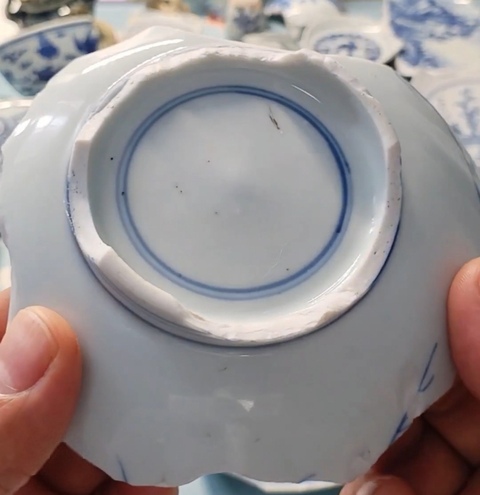古玩陶瓷青花山水人物標(biāo)本真品鑒賞圖