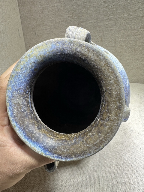 古玩陶瓷宣州窯窯變釉執壺真品鑒賞圖