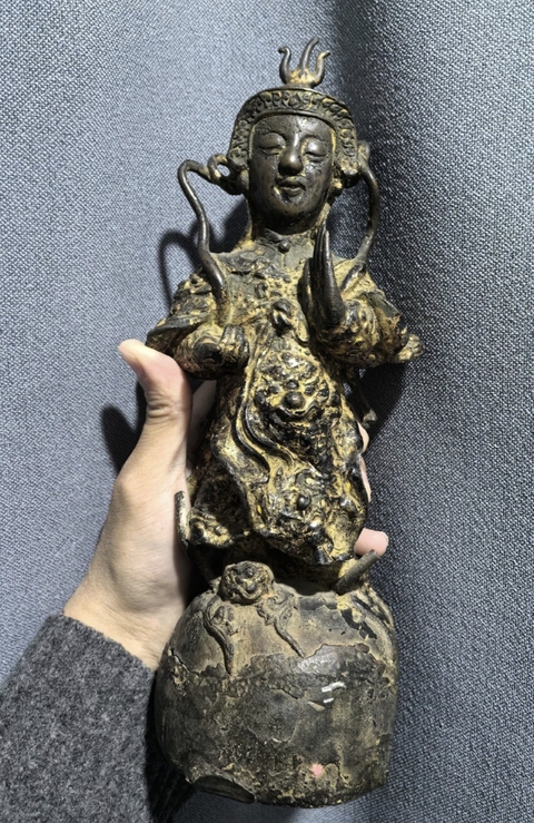 古玩銅器造像真品鑒賞圖