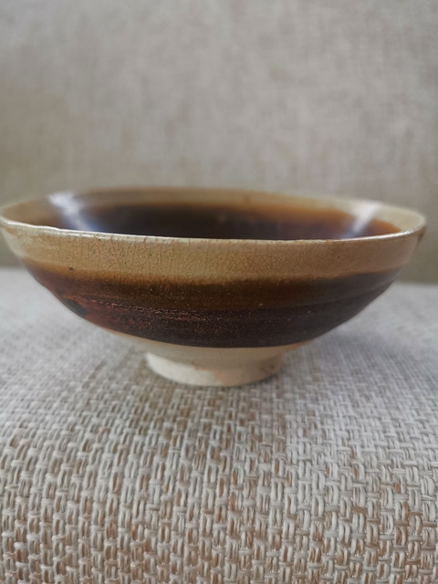 古玩陶瓷宋代白腹輪茶盞真品鑒賞圖