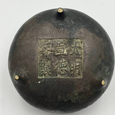 古玩銅器銅爐真品鑒賞圖