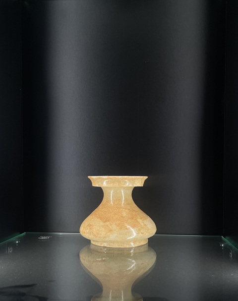 古玩陶瓷晉代洪州窯青釉盤(pán)口壺真品鑒賞圖