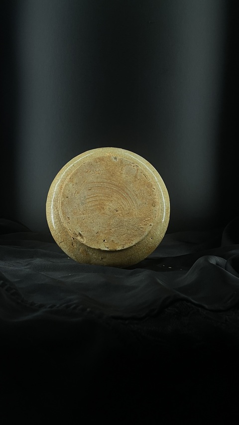 古玩陶瓷晉代洪州窯青釉盤(pán)口壺真品鑒賞圖