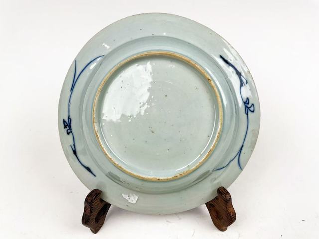 古玩陶瓷清康熙·青花牡丹紋折沿盤拍賣，當前價格0元