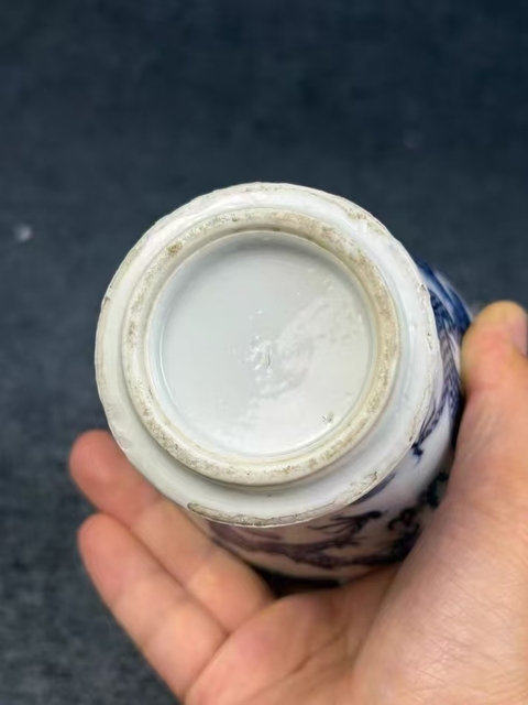 古玩陶瓷青花龍紋梅瓶真品鑒賞圖