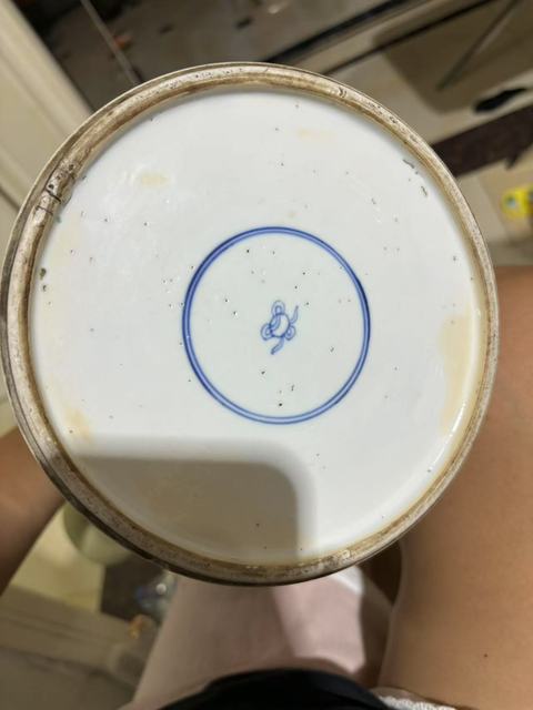 古玩陶瓷五彩將軍罐真品鑒賞圖