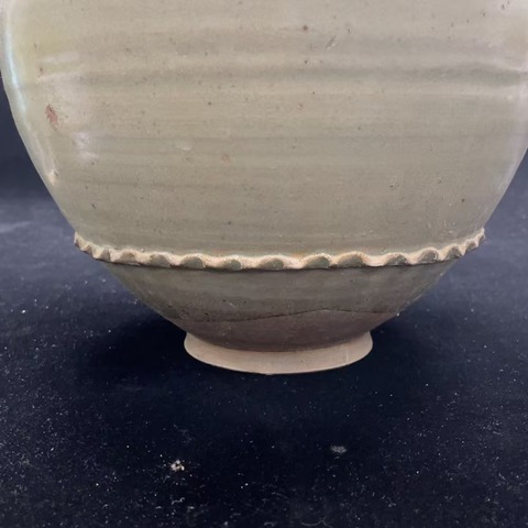 古玩陶瓷青釉谷倉罐真品鑒賞圖