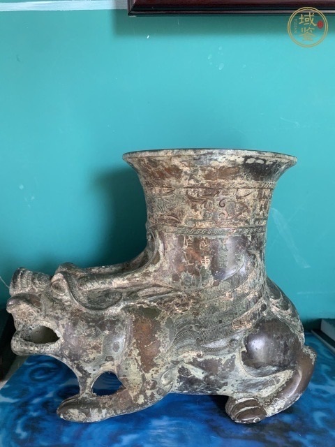古玩銅器仿古銅豬龍拍賣,當前價格555元