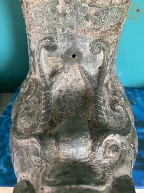 古玩銅器仿古銅豬龍拍賣,當前價格555元
