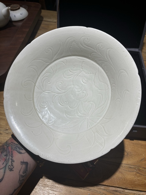 古玩陶瓷宋·定窯白釉盤拍賣，當前價格450000元