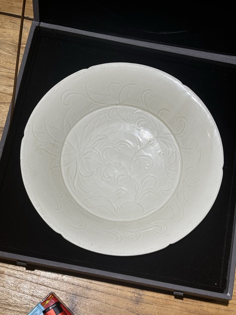 古玩陶瓷宋·定窯白釉盤拍賣，當前價格450000元