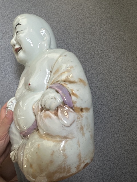 古玩陶瓷彌勒佛真品鑒賞圖