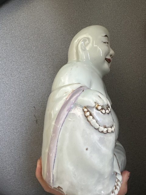 古玩陶瓷彌勒佛真品鑒賞圖