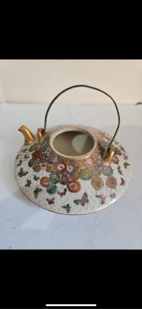 古玩陶瓷提梁壺真品鑒賞圖