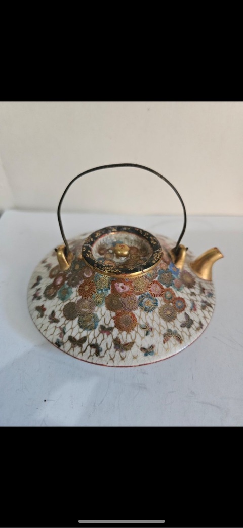 古玩陶瓷提梁壺真品鑒賞圖