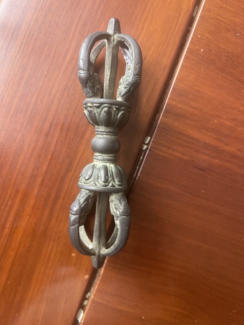 古玩銅器金剛杵真品鑒賞圖
