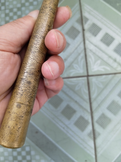 古玩銅器戒指棒真品鑒賞圖