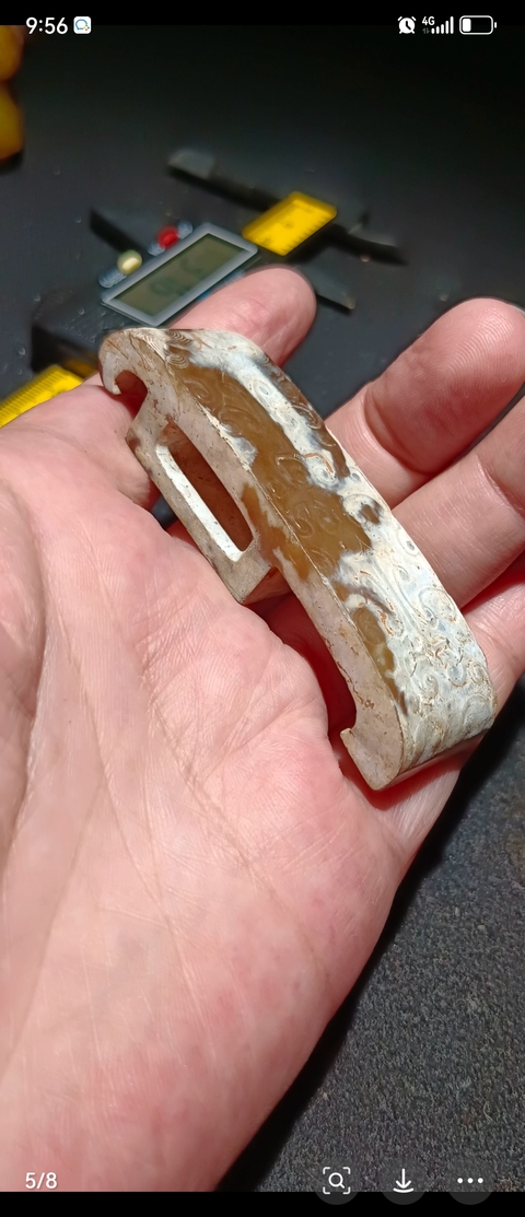 古玩玉器仿古做舊玉劍璏真品鑒賞圖