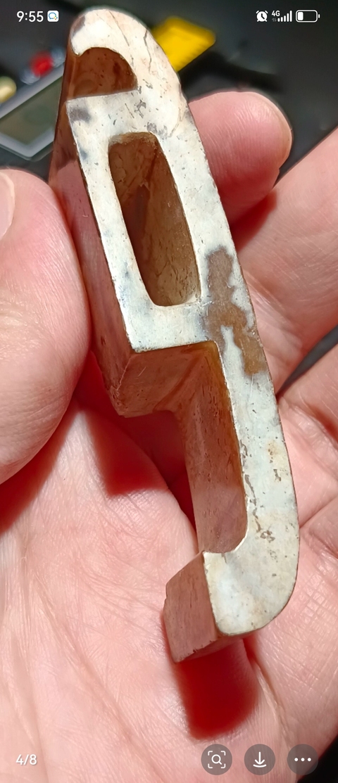 古玩玉器仿古做舊玉劍璏真品鑒賞圖