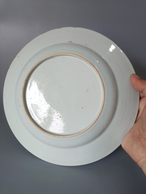 古玩陶瓷康熙青花盤拍賣，當(dāng)前價格101元