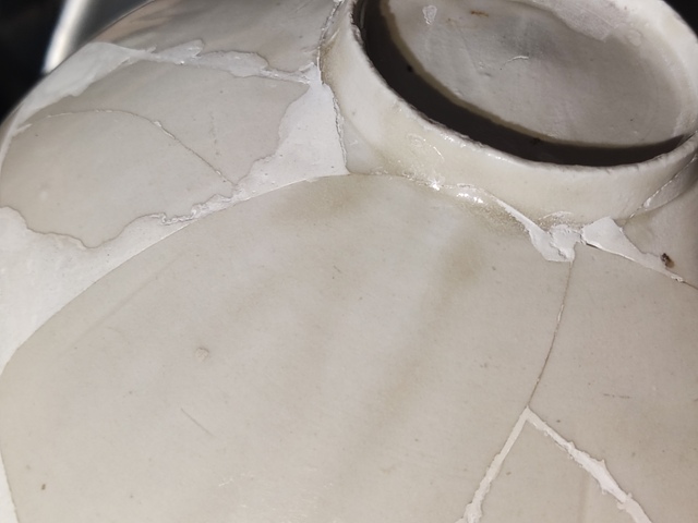 古玩陶瓷定窯印花碗真品鑒賞圖
