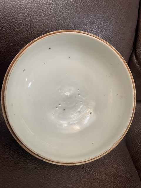 古玩陶瓷纏枝花囍字紋青花蓋缸真品鑒賞圖