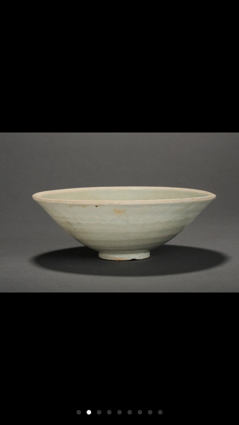 古玩陶瓷南宋元湖田窯印花盞真品鑒賞圖