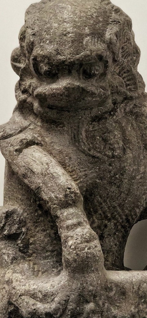 古玩雜項石獅真品鑒賞圖