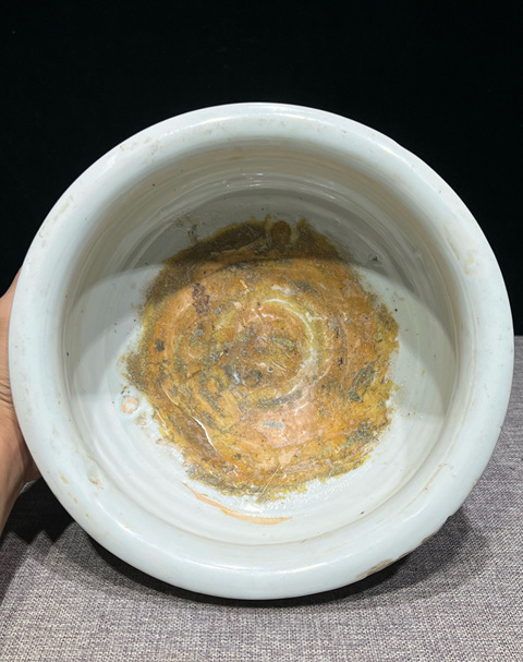 古玩陶瓷清早期 青花龍紋香爐真品鑒賞圖