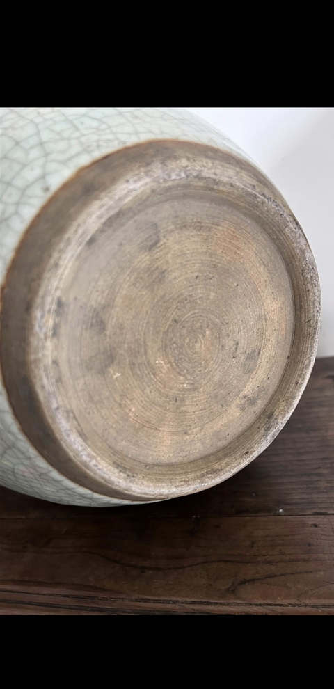 古玩陶瓷哥釉罐真品鑒賞圖