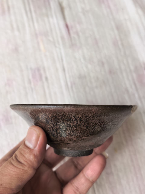 古玩陶瓷圖片看個人看老建窯盞真品鑒賞圖