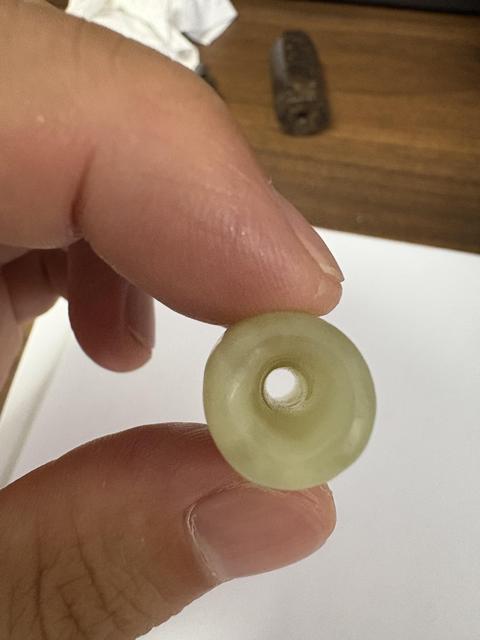 古玩玉器玉勒子真品鑒賞圖
