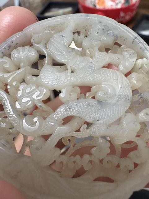 古玩玉器龍紋帶飾真品鑒賞圖