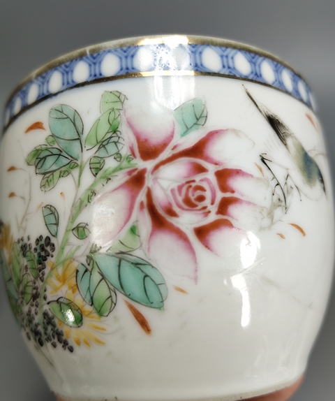 古玩陶瓷名家(仙槎)-粉彩花鳥紋蓋缸拍賣,當前價格3699元