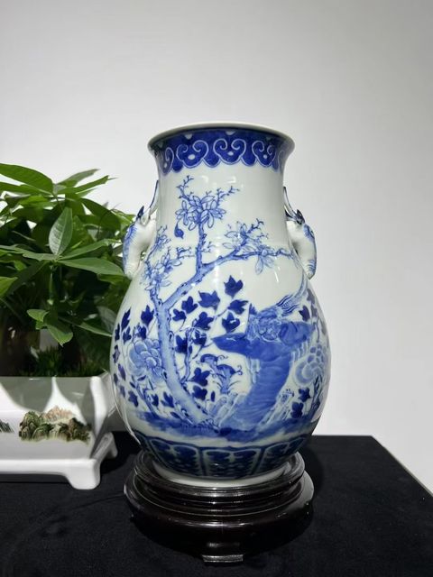 古玩陶瓷青花尊真品鑒賞圖