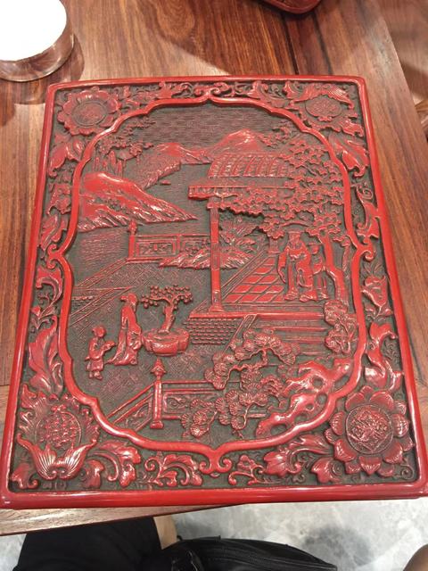 古玩雜項漆盒真品鑒賞圖