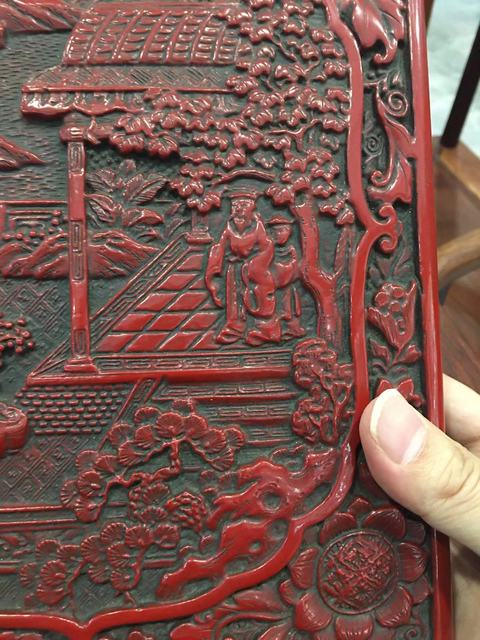 古玩雜項漆盒真品鑒賞圖