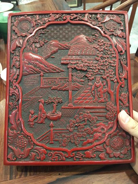 古玩雜項漆盒真品鑒賞圖