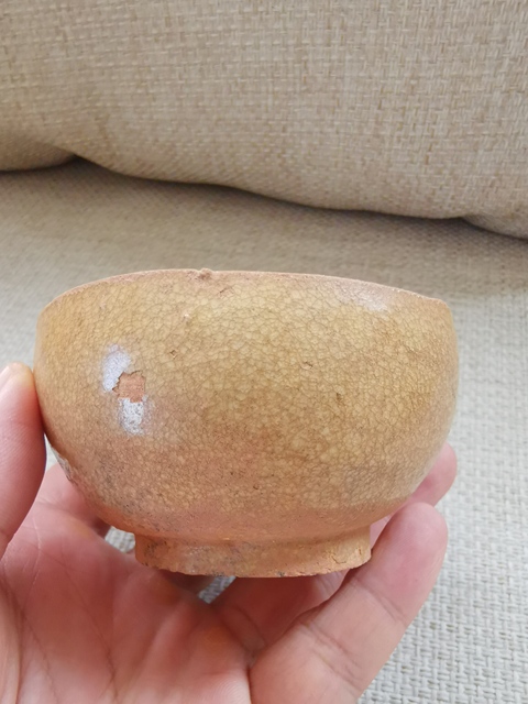 古玩陶瓷青瓷小碗真品鑒賞圖