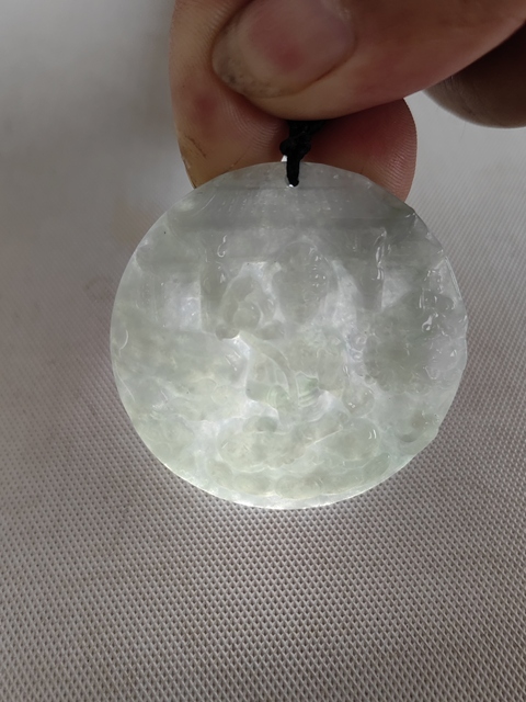古玩玉器翡翠雕“文殊菩薩”牌拍賣,當(dāng)前價(jià)格398元