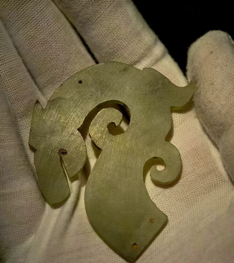 古玩玉器龍佩真品鑒賞圖