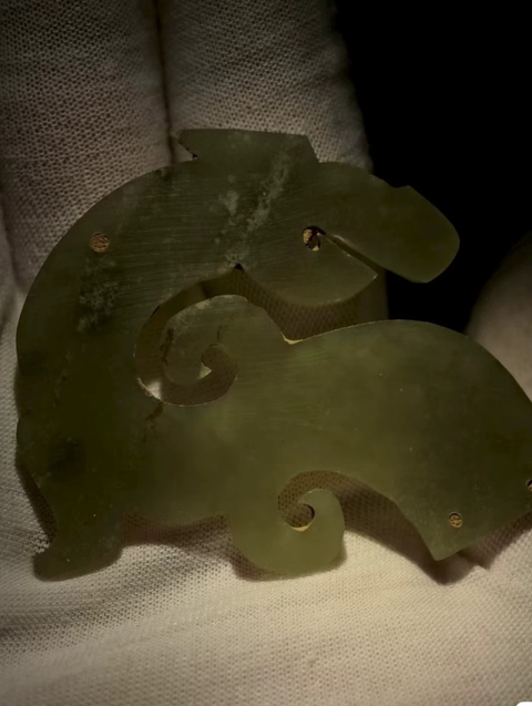古玩玉器龍佩真品鑒賞圖