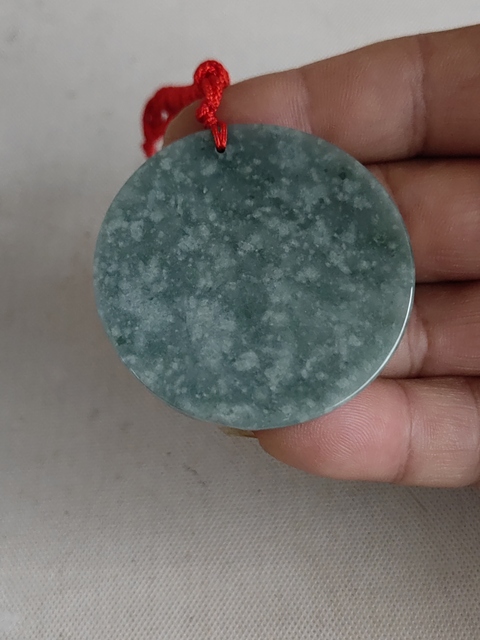 古玩玉器天然翡翠雕“龍紋牌”拍賣,當(dāng)前價(jià)格299元