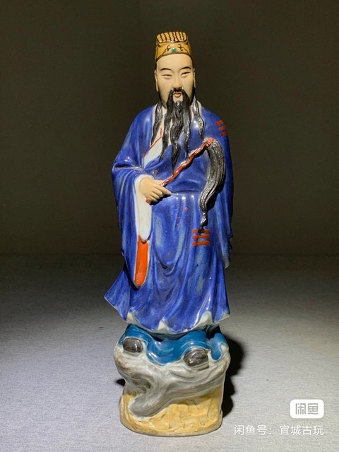 古玩陶瓷人物塑像真品鑒賞圖