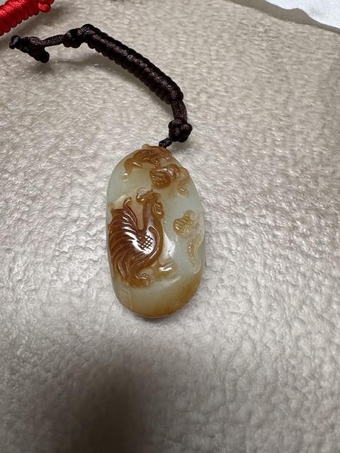 古玩玉器和田玉雕“生肖”掛件真品鑒賞圖