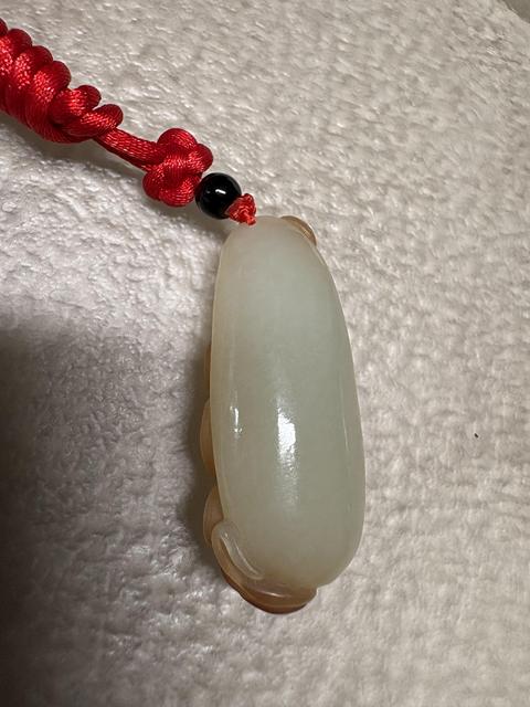 古玩玉器和田玉雕“生肖”掛件真品鑒賞圖