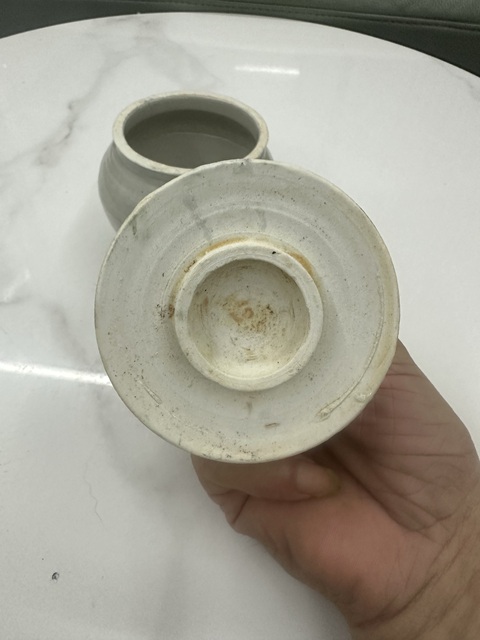 古玩陶瓷青白釉蓋罐真品鑒賞圖